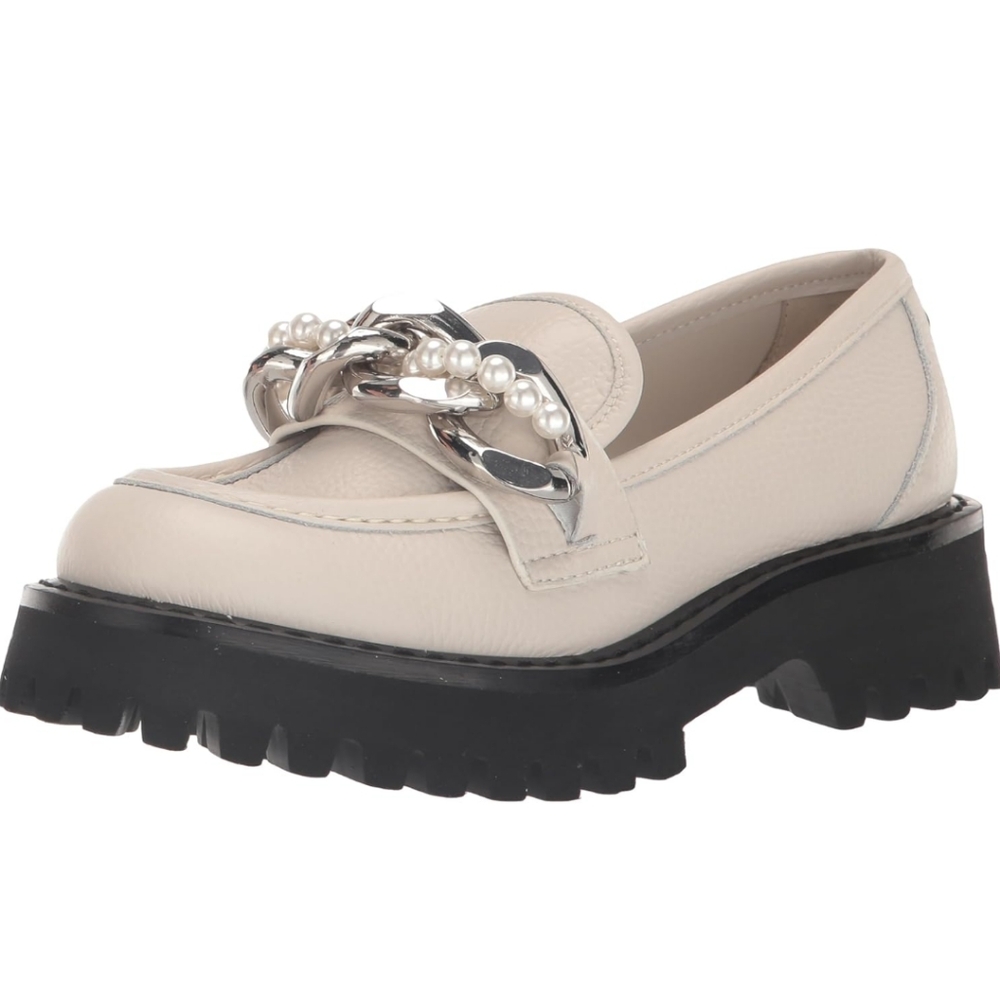 NEW Karl Lagerfeld Paris Women's Gemsy Slip-On Embellished Lug Loafer - NWT